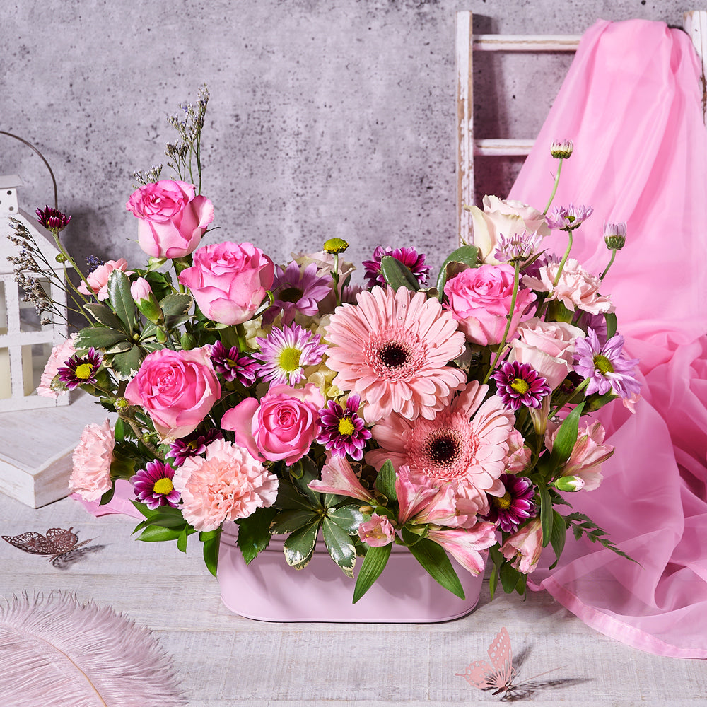 A Special Love Floral Centerpiece, gift baskets, floral gifts, mother's day gifts
