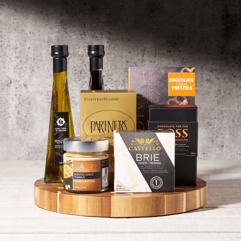 Dazzling Delights Gourmet Gift Set – Hazelton's Gift Baskets Delivery