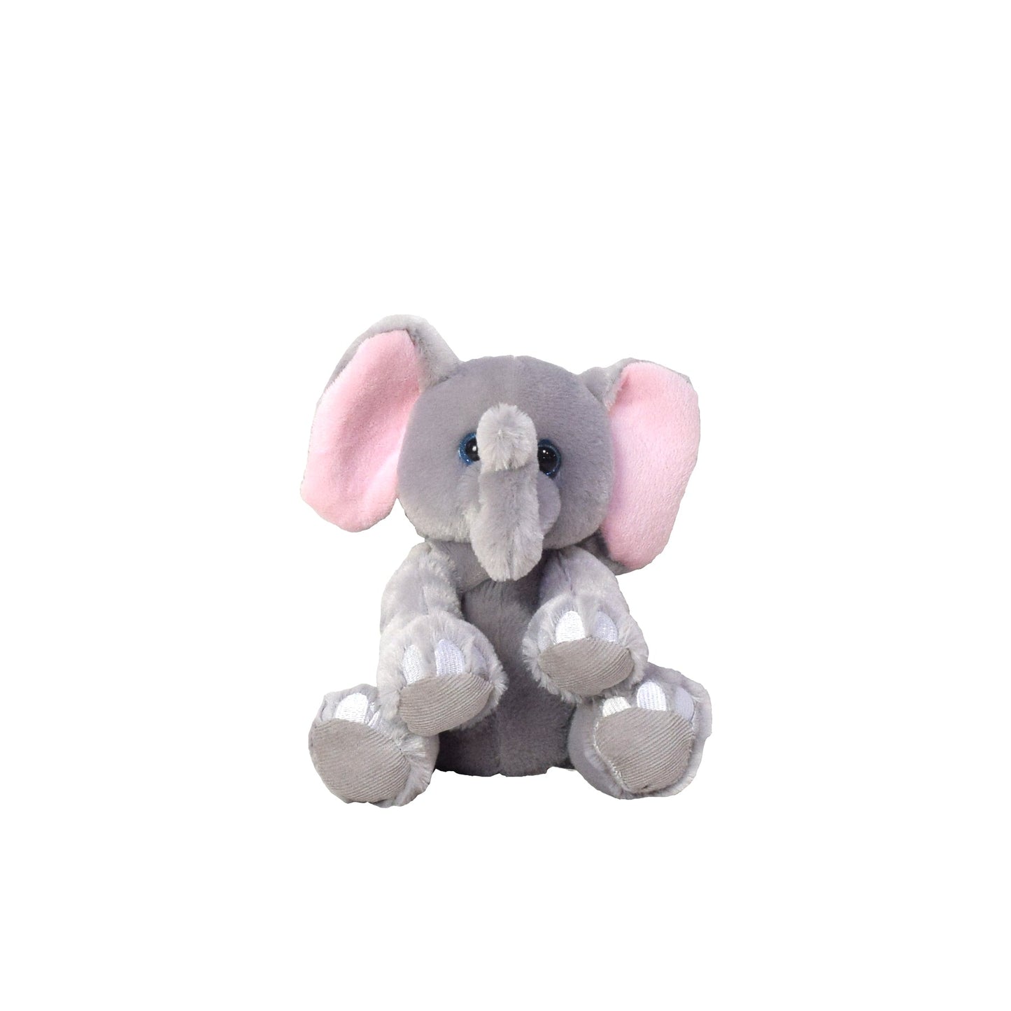 Plush Elephant Baby Gift Basket with Champagne