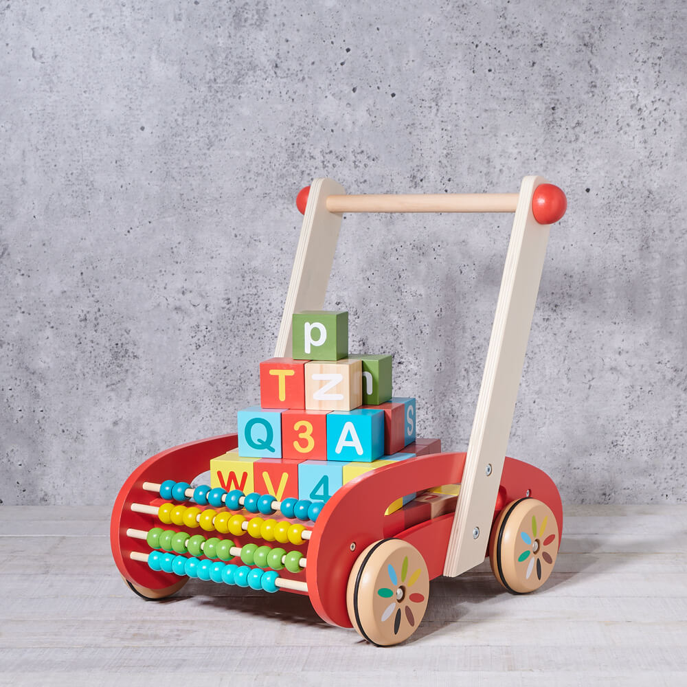 Birbaby ABC Walker, baby gift, baby, baby toy gift, baby toy, wooden toy gift, wooden toy