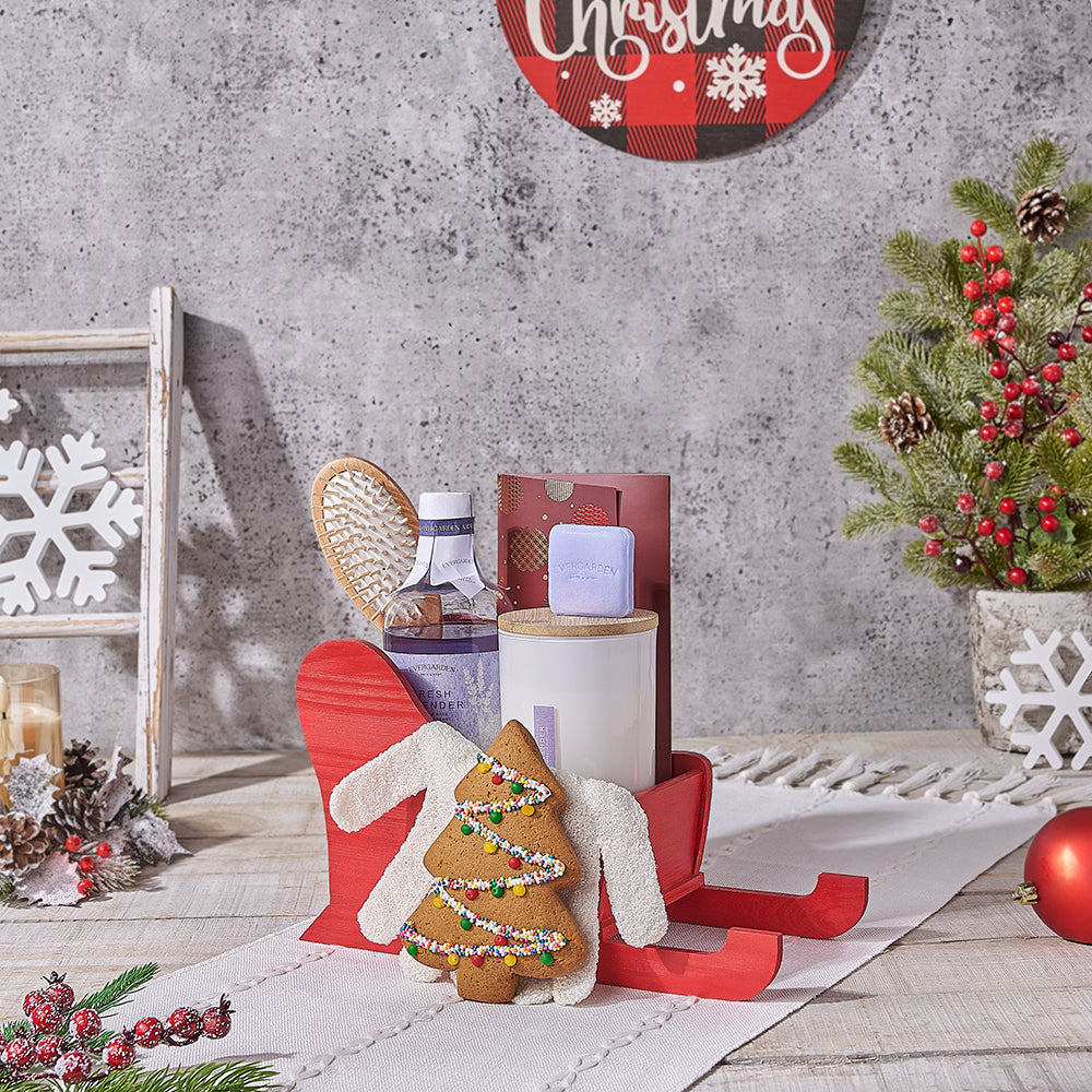 Christmas Bath Time Gift Set, christmas gift, christmas, spa gift, spa, bath gift, bath