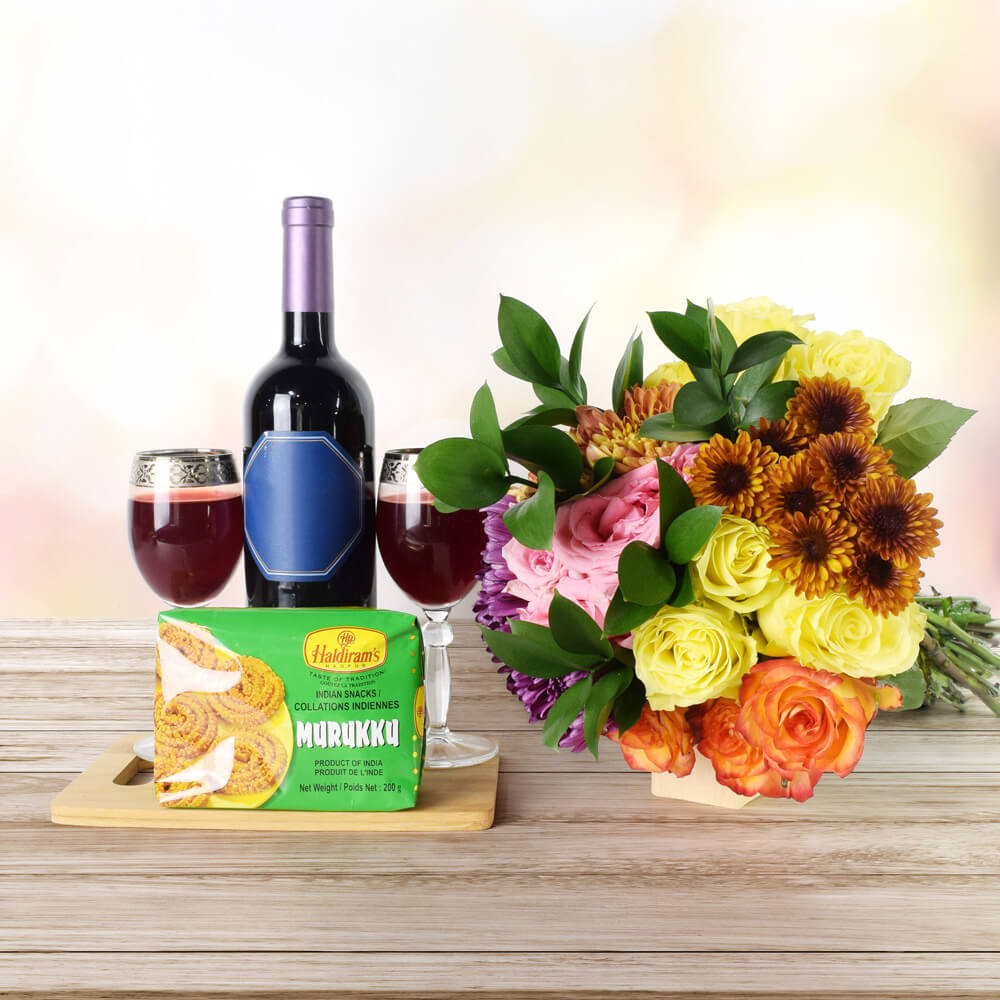 DIWALI CHEERS GIFT SET-DIWALI GIFT BASKET