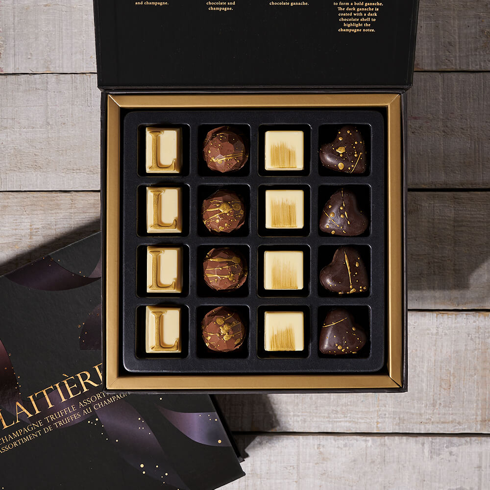 Dark Chocolates with Wine Gift Basket, chocolate gift, chocolate, gourmet gift, gourmet, wine gift, wine