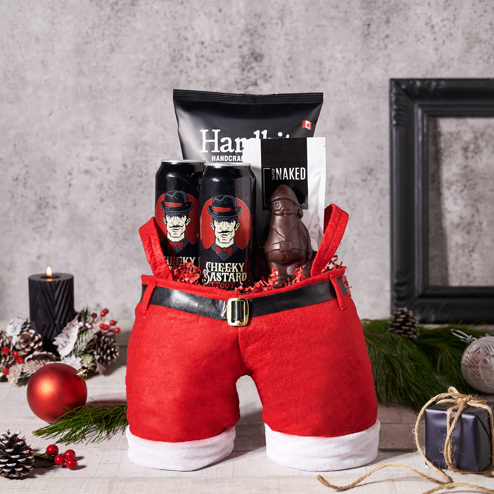 Craft Beer and Chocolate Christmas Bag – how the gift is presented