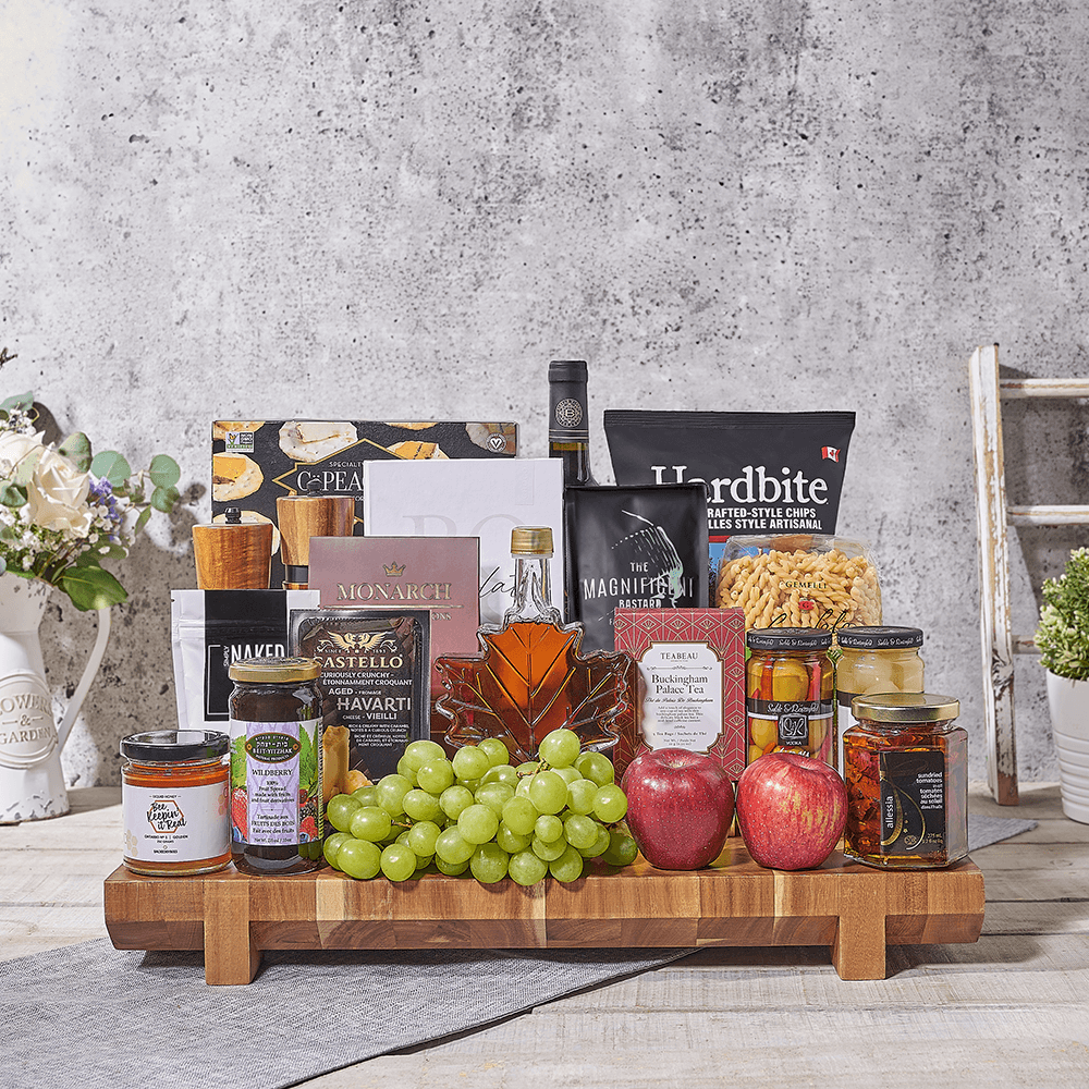 Kosher Wine and Sweets Gift – how the gift is presented