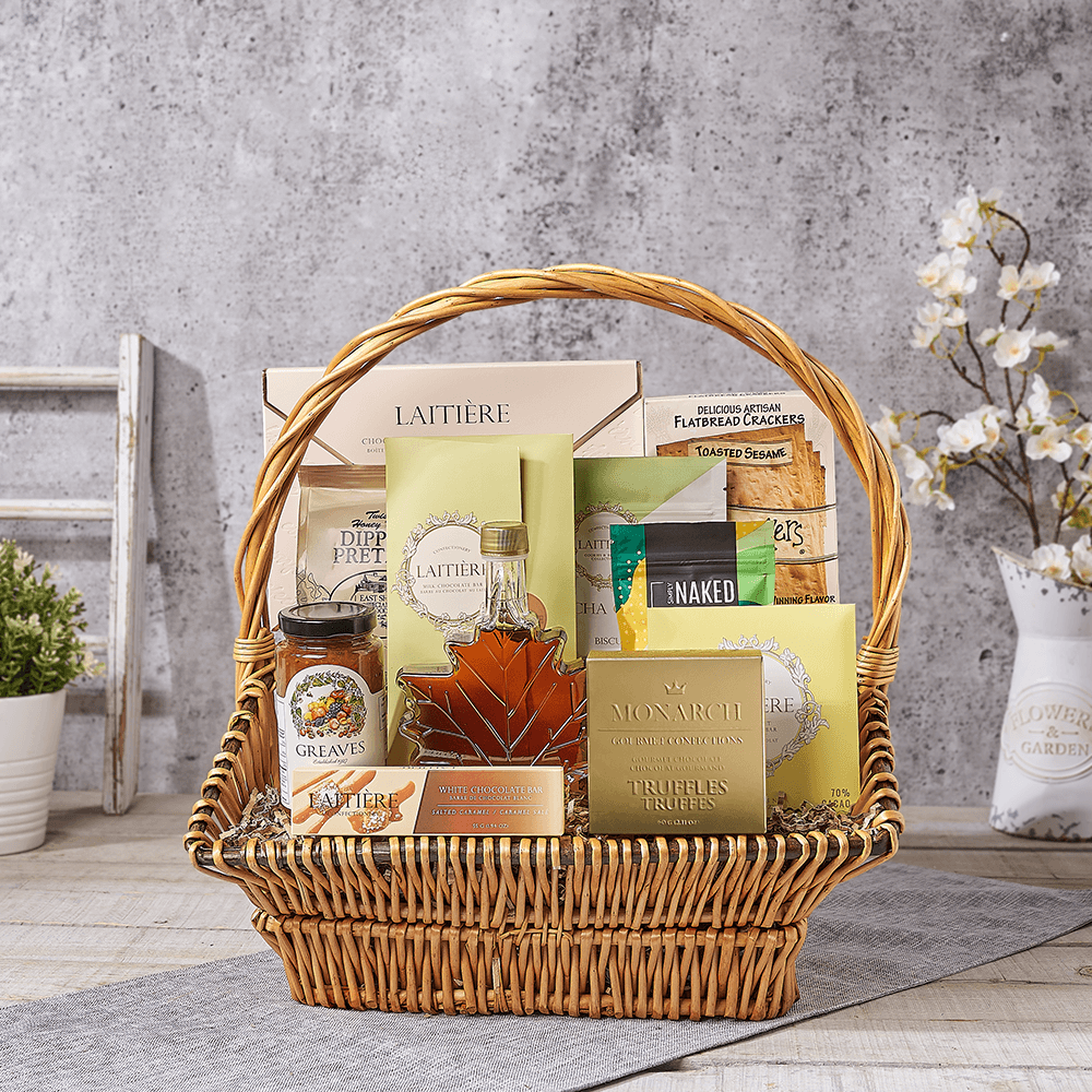 Halal Snack Gift Basket – how the gift is presented