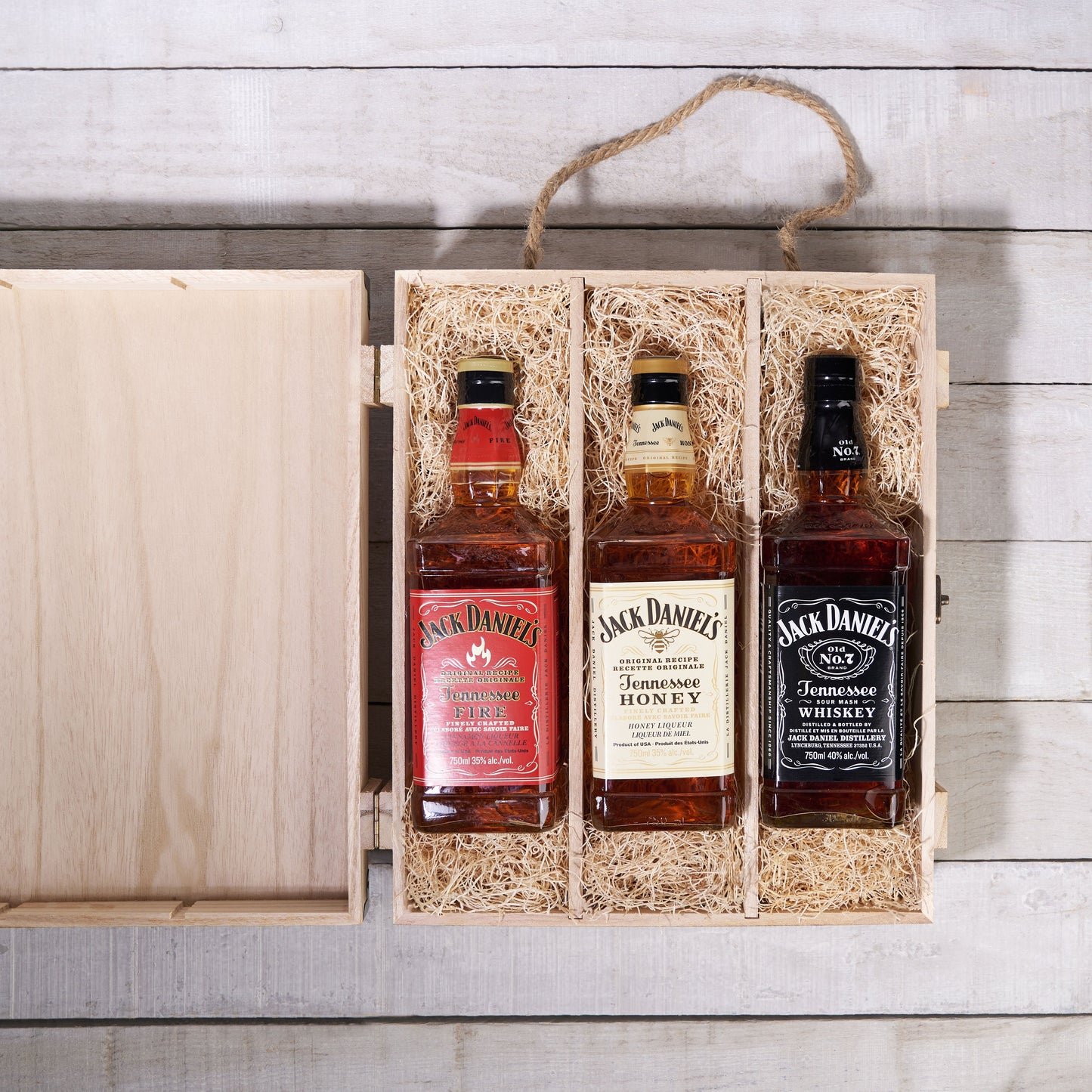 Jack Daniel's VIP Gift Crate, liquor gift baskets, gourmet gifts, gifts, liquor,