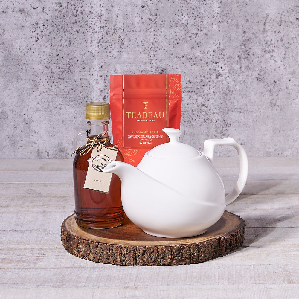 Lunar New Year Cinnamon Tea Basket – how the gift is presented