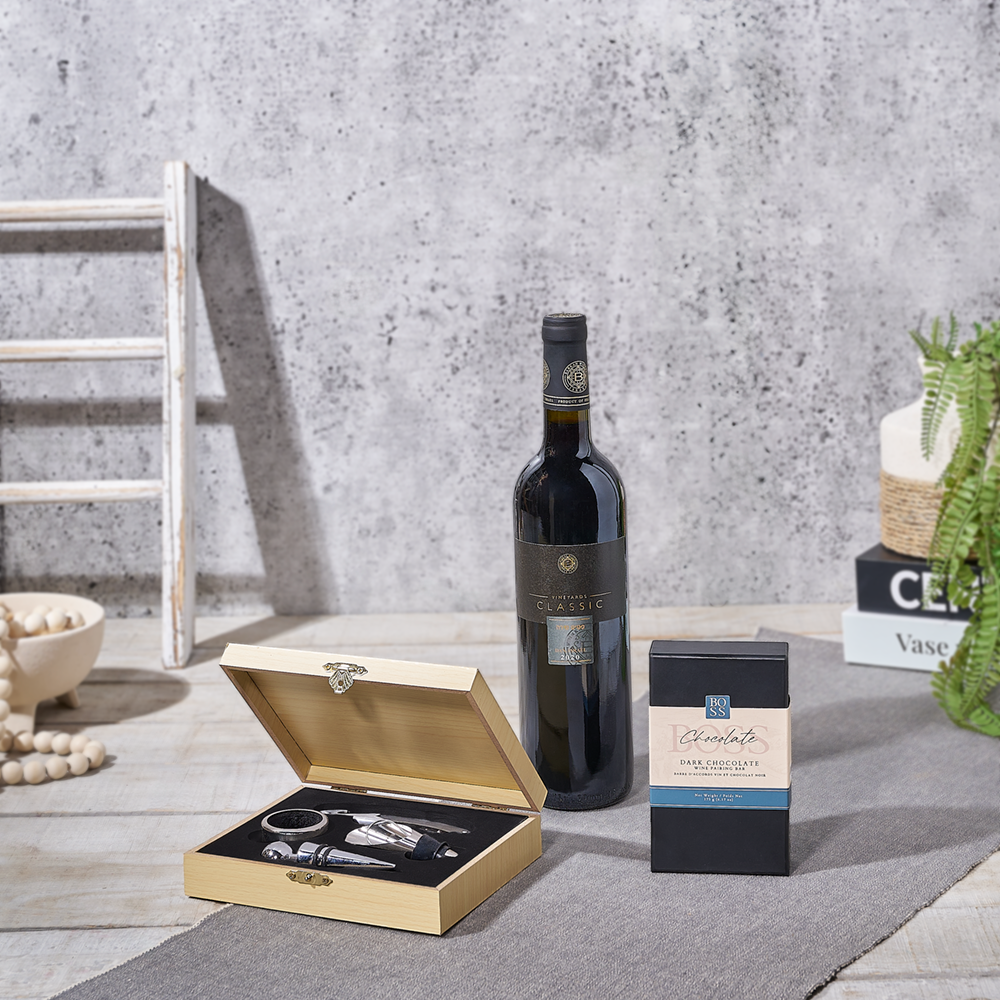 Passover Wine and Kosher Chocolate – how the gift is presented