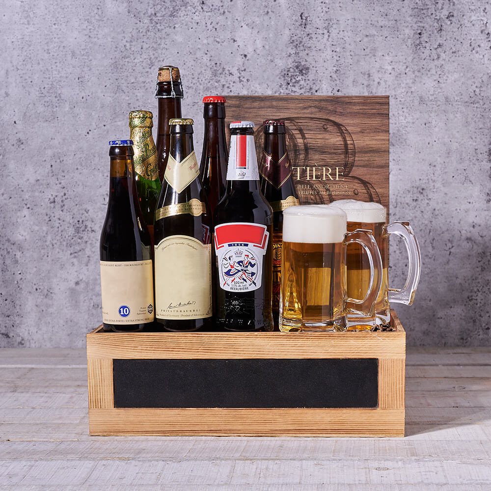 Large Beer & Glass Gift Box – how the gift is presented
