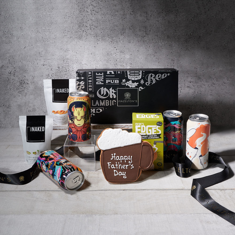 Father's Day Beer Lover's Gift Basket – how the gift is presented