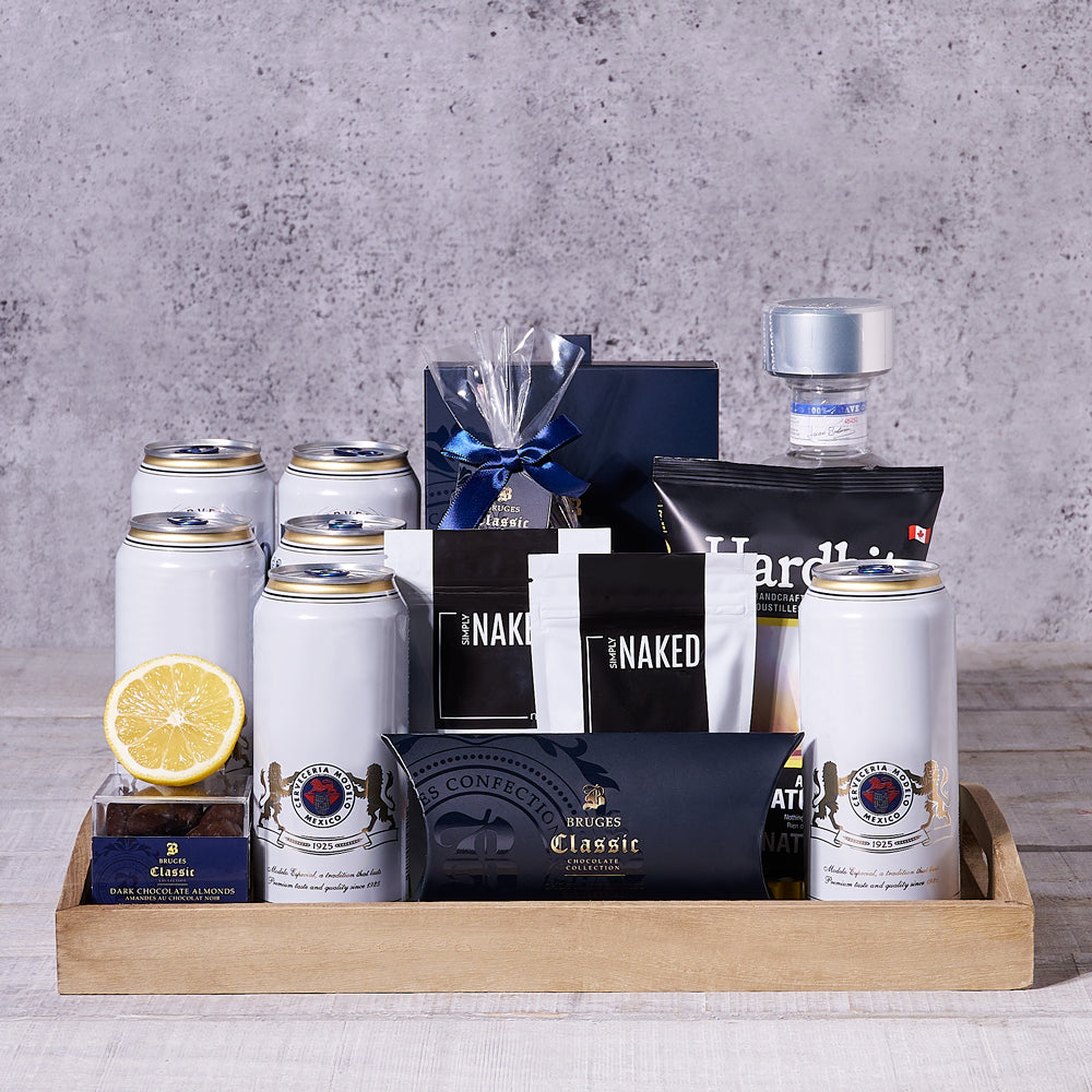 Crafted Tequila Party Tray – how the gift is presented