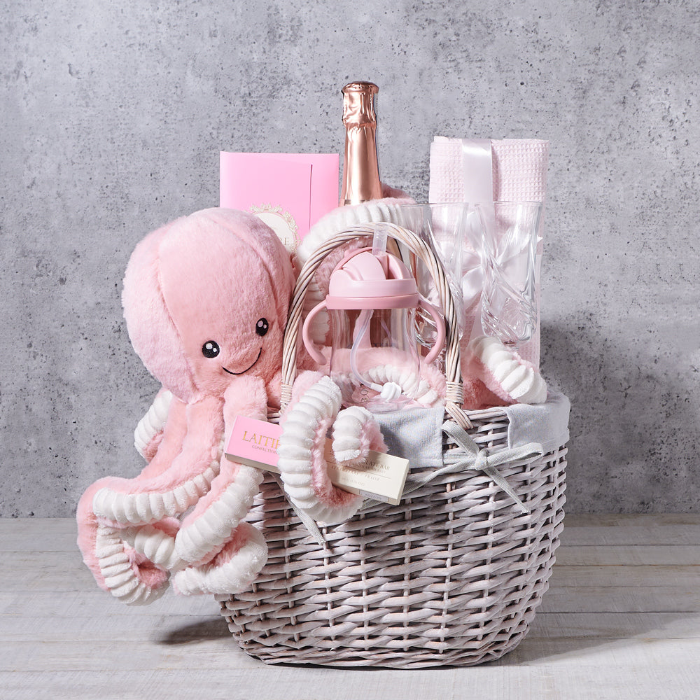 Mommy and Me Let's Celebrate Baby Girl Gift Basket – Hazelton's
