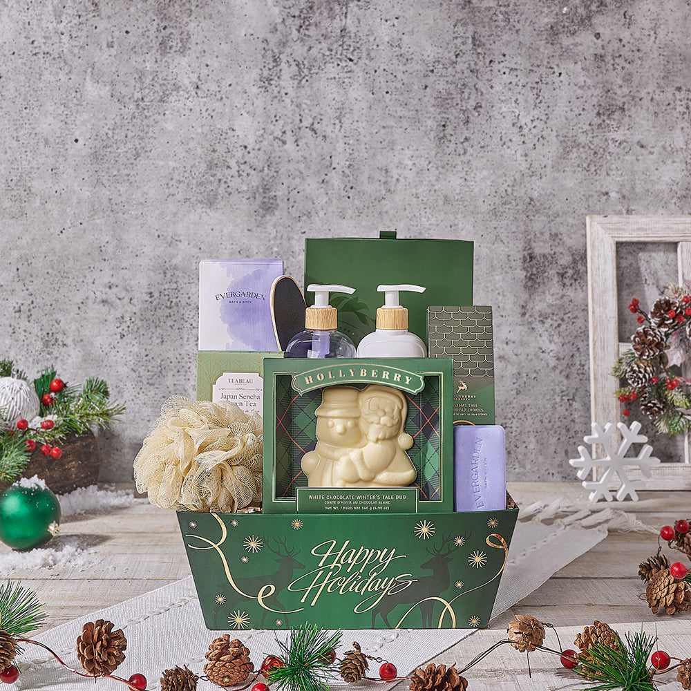 Soothing Holiday Spa Gift – how the gift is presented