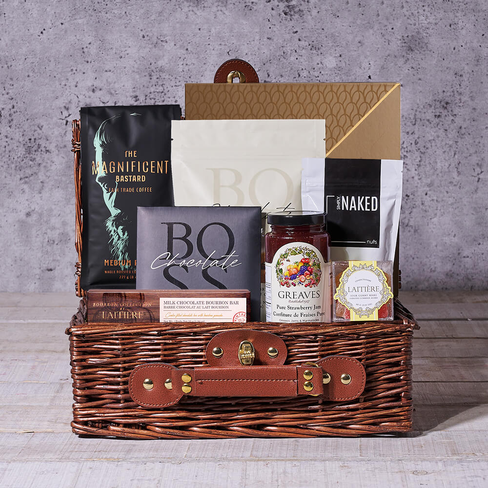 Perfect Coffee Break Gourmet Gift Basket, coffee gift, coffee, gourmet gift, gourmet, chocolate gift, chocolate