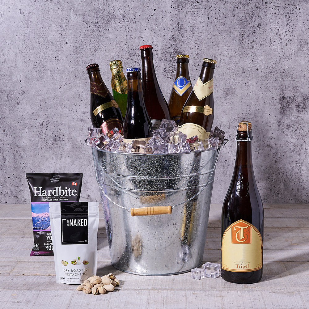 Wild Onion Beers Gift Basket – how the gift is presented