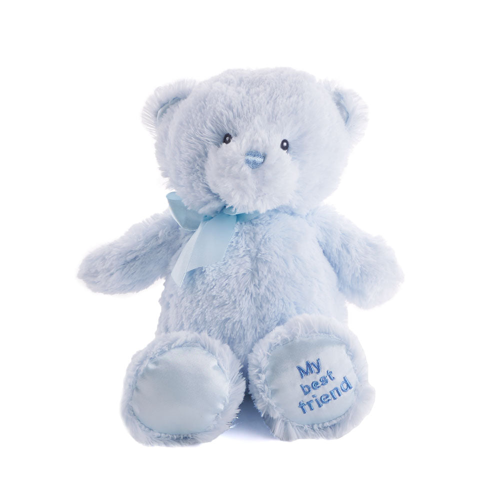 Blue Best Friend Baby Plush Bear, Baby Boy Plushies, Baby Toys, Baby Plushies, Plushy Toys