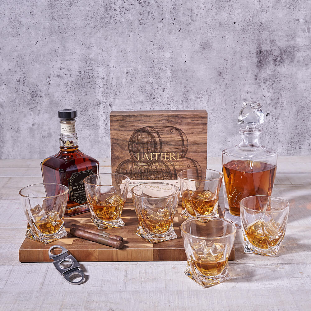 Classy Elegance Liquor Gift Set – how the gift is presented