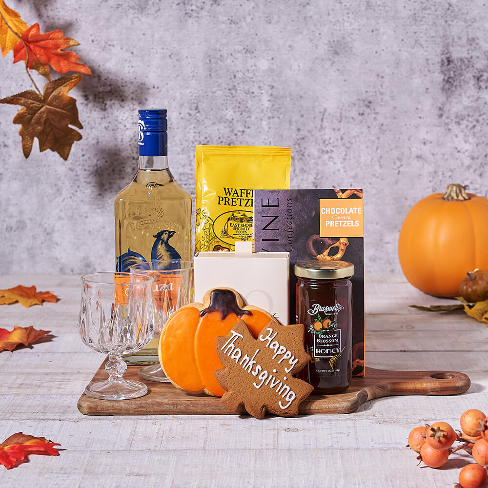 A Taste Of Autumn Gift Set, liquor gift, liquor, gourmet gift,  gourmet, thanksgiving gift, thanksgiving, cookie gift