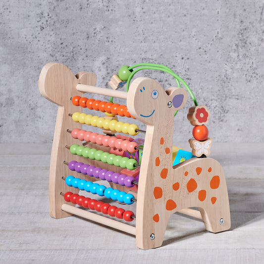 Wonderful for exploring numbers and counting, the Birbaby Abacus and Bead Toy is a great gift.