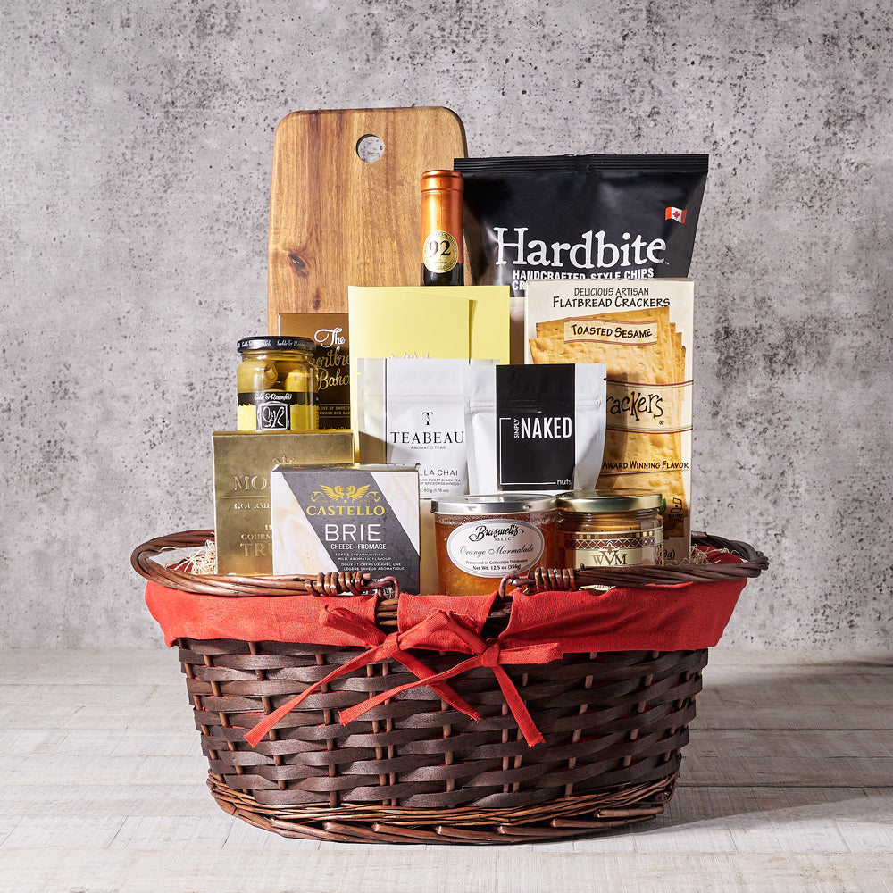 Red Wine with Cheese Gift Set – how the gift is presented