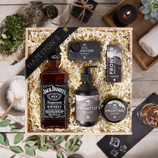 Custom Spa Gift Baskets - Jack's Routine Gift Crate