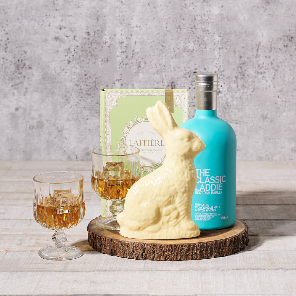 Chocolate Liquor Easter Gift – how the gift is presented