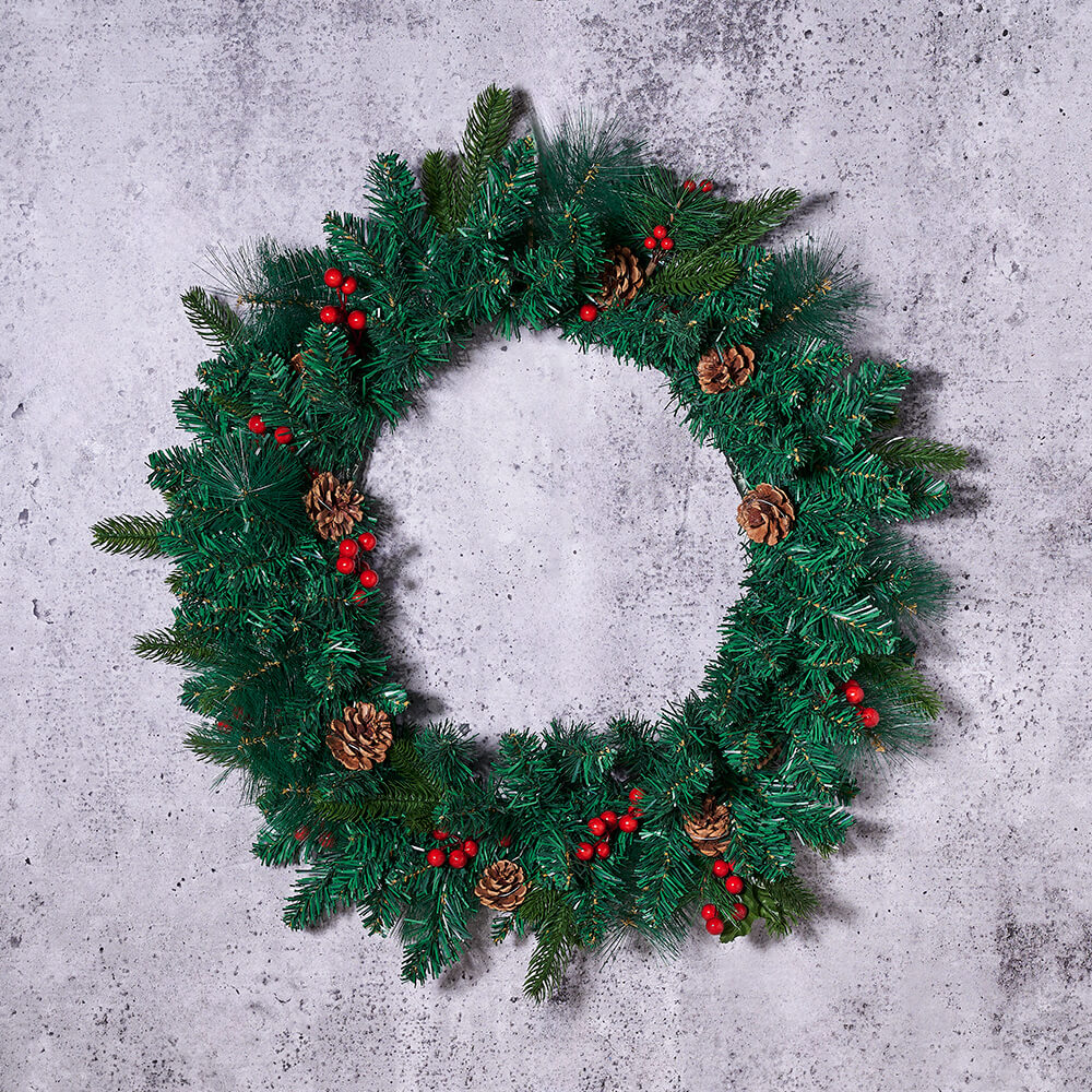 Faux Christmas Wreath, christmas gift, christmas, holiday gift, holiday, decoration gift, decoration