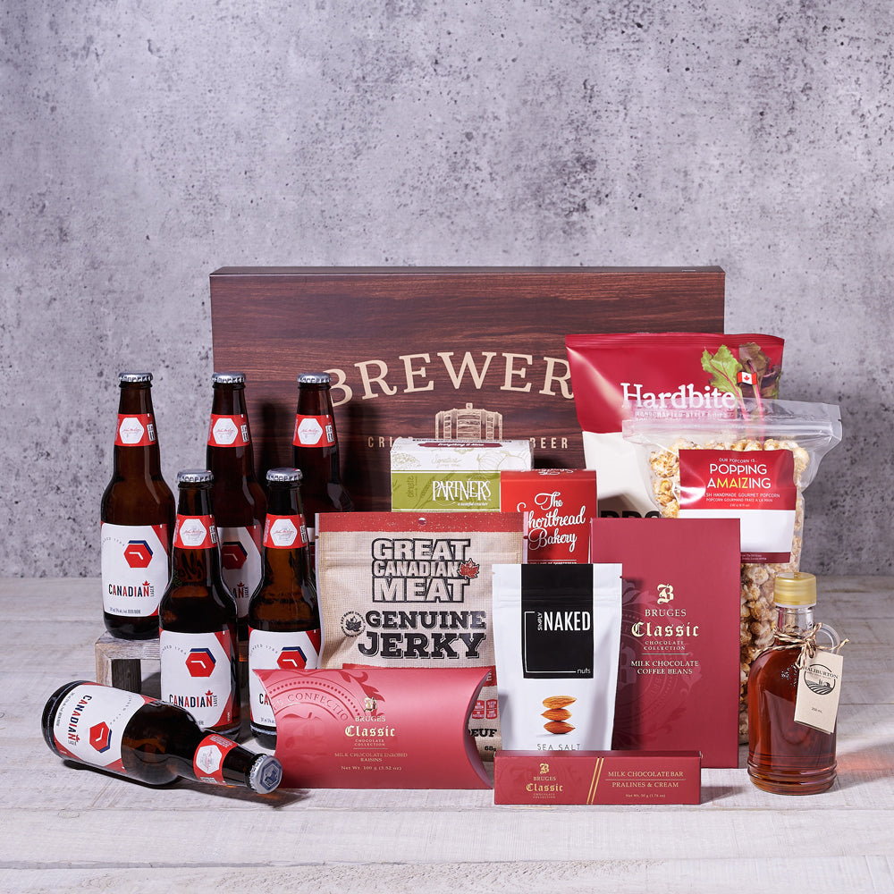 Molson Canadian Beer Gift Basket – how the gift is presented