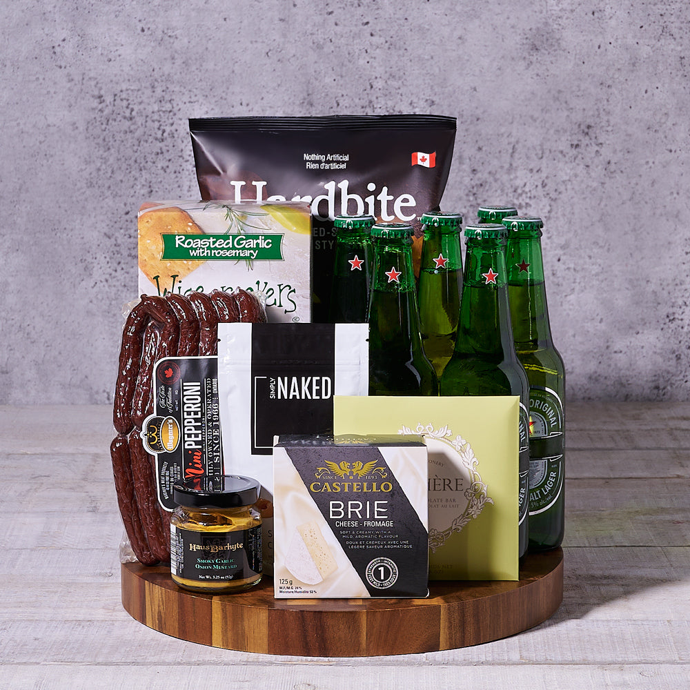 Heineken Beer and Artisan Snacks – how the gift is presented