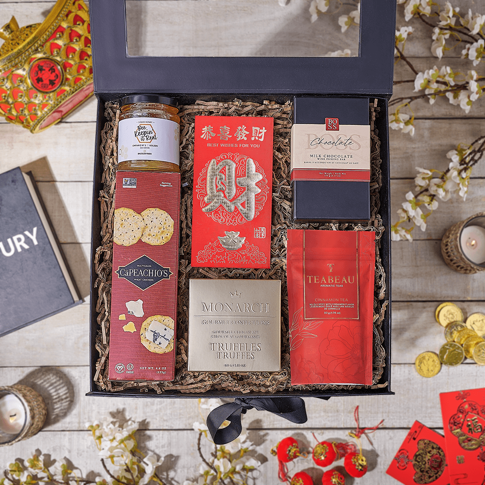 Lunar New Year Honey Chocolate Gift – how the gift is presented