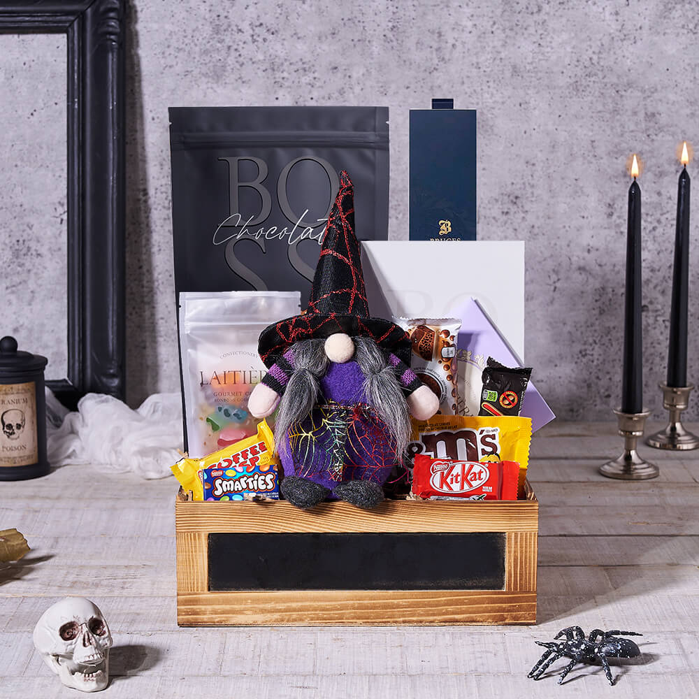 Halloween Chocolate and Candy Treat Box – how the gift is presented