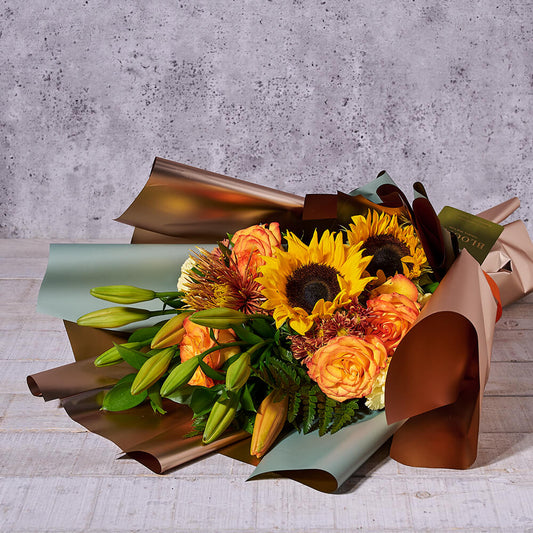Custom Thanksgiving Gift Baskets - Harvest Tradition Floral Gift