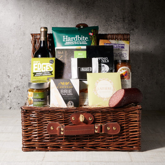 Custom Wine Gift Baskets - A Luxurious Picnic for Two Gift Basket