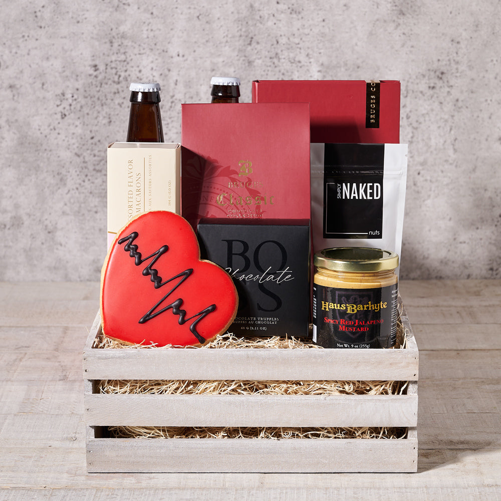 Root Beer Treats Gift Crate – how the gift is presented