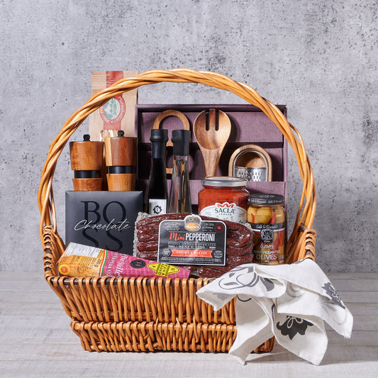 Tuscan Spring Gourmet Gift Basket, gourmet gift, gourmet, pasta gift, pasta, dinner gift, dinner Hazelton's 