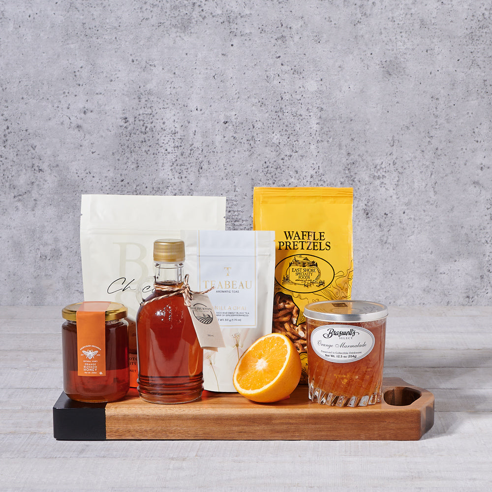 Maple & Sweet Gourmet Gift Set, gourmet gift, gourmet, tea gift, tea, syrup gift