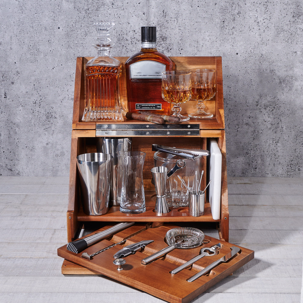 Deluxe Table Top Bar – how the gift is presented
