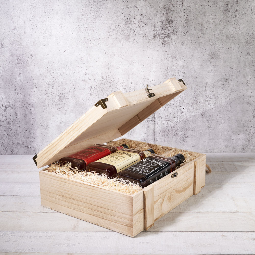 Jack Daniel's VIP Gift Crate, liquor gift baskets, gourmet gifts, gifts, liquor