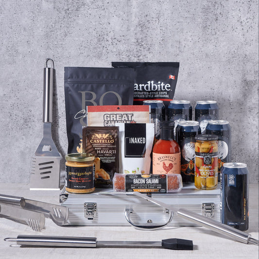 Custom Father's Day Gift Baskets - Chilling & Grilling Gift Basket