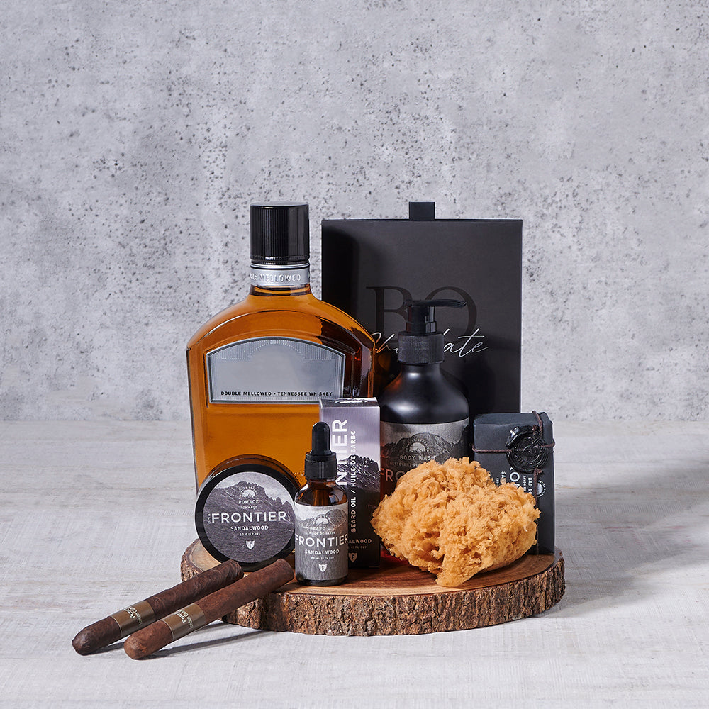 Simple Indulgence Spa Gift Basket – how the gift is presented