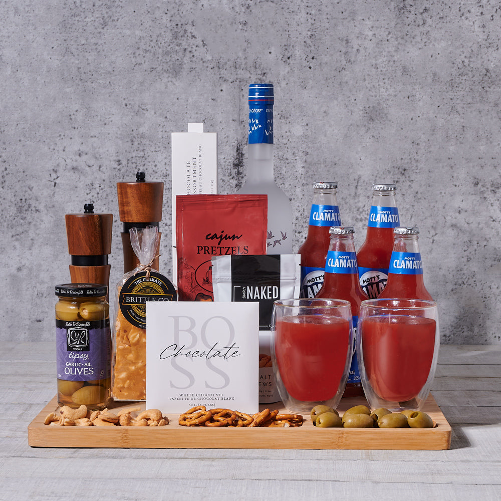 Caesar's Delight Liquor Gift Set – how the gift is presented