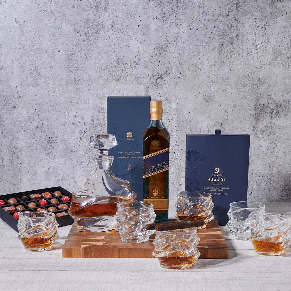 VIP Liquor Decanter Gift Basket – Hazelton's Gift Baskets Delivery