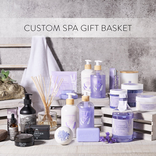 Choose one of our Custom Spa Gift Basket 