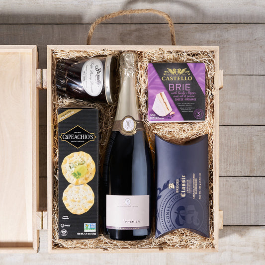 When you are looking for a gift that will be unforgettable, The Prince William Champagne Box from Hazelton’s 