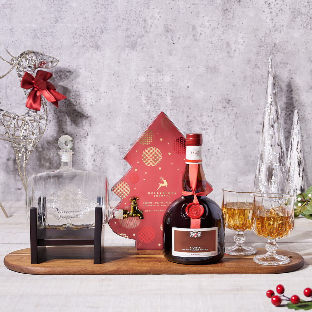 Ship In A Barrel Holiday Gift Basket – how the gift is presented