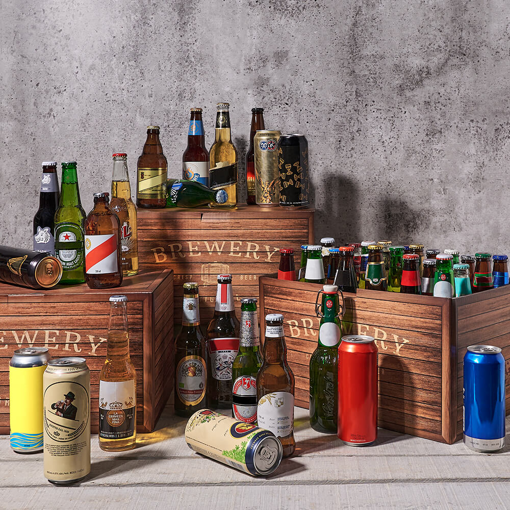 Unique Craft Beer Collection Gift Box – how the gift is presented