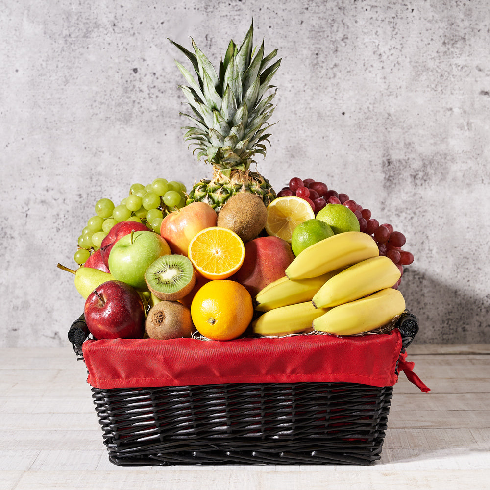 Fresh Mixed Fruit Basket – how the gift is presented