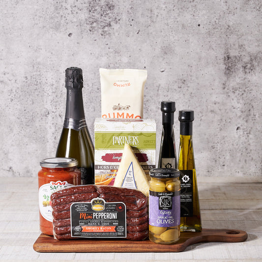 cheese, champagne, crackers, Italian, gourmet gifts, gourmet, gourmet gifts, gourmet gifts delivery